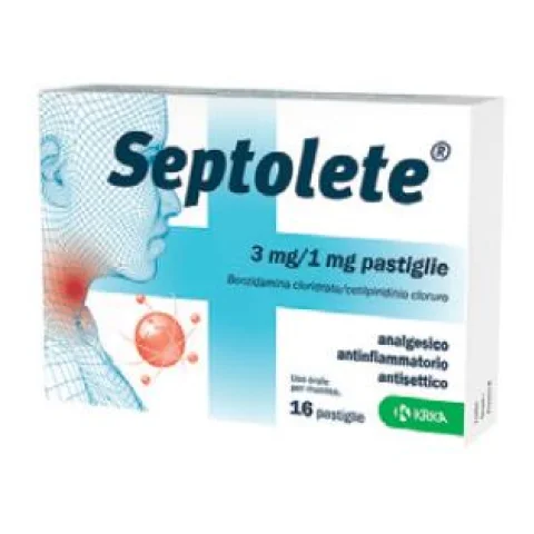 SEPTOLETE*16PASTIGLIE 3MG+1MG SEPTOLETE*16PASTIGLIE 3MG+1MG