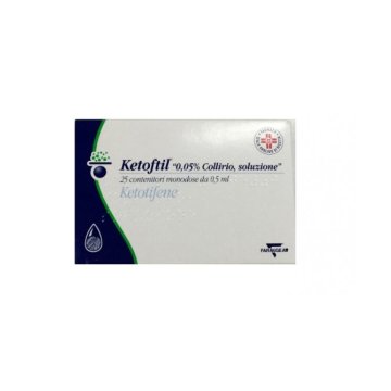 Ketoftil Collirio 25 Monodose 0,5ml 0,5mg/ml