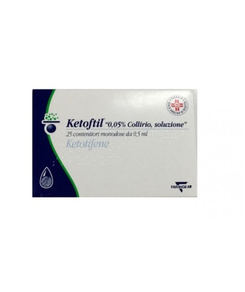 Ketoftil Collirio 25 Monodose 0,5ml 0,5mg/ml