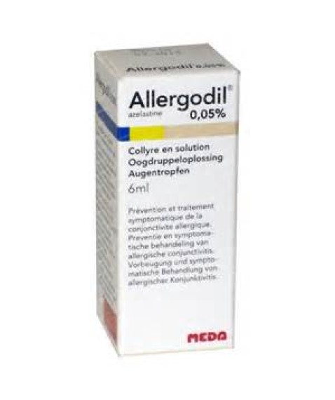 Allergodil 0,5 mg/ml collirio 6 ml - Gocce per congiuntiviti allergiche