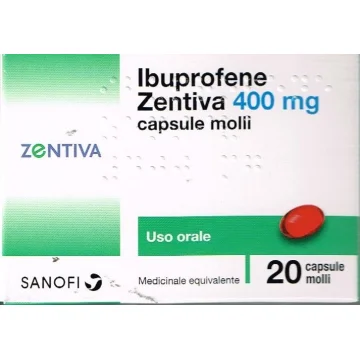 Ibuprofene Zen*20cps Mol 400mg