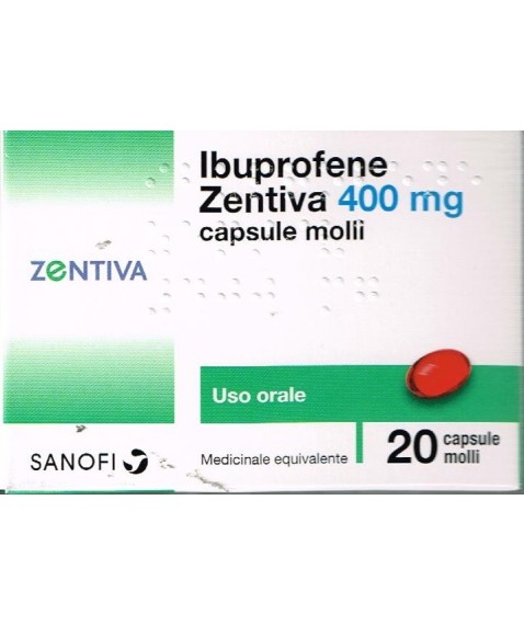 Ibuprofene Zen*20cps Mol 400mg