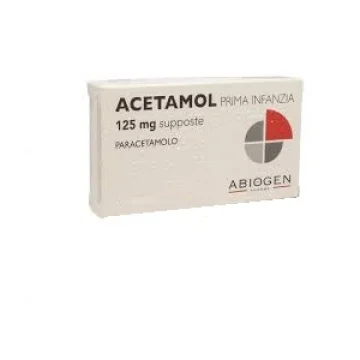 ACETAMOL 10 SUPP 125 MG