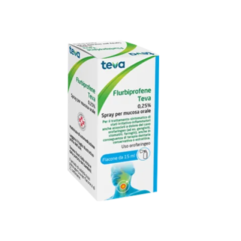FLURBIPROFENE TE*OS SPRAY 15ML