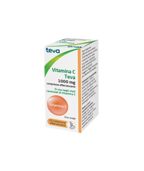 Vitamina C Teva*10cpr Eff 1g