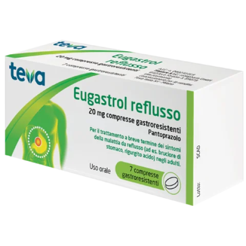EUGASTROL REFLUSSO*7CPR 20MG