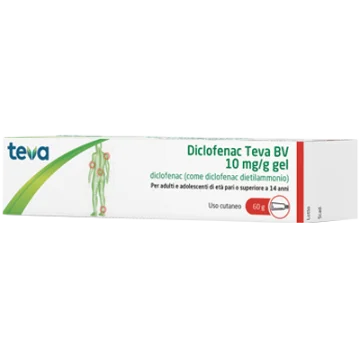 DICLOFENAC Gel 10mg/g  60gTEVA