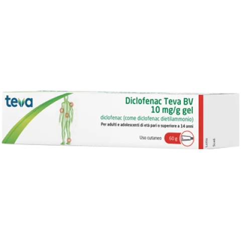 DICLOFENAC Gel 10mg/g  60gTEVA