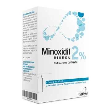 MINOXIDIL BIORGA*SOL CUT 3FL2%