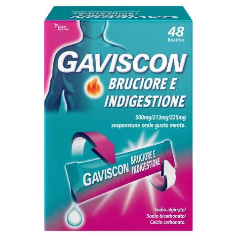 Gaviscon Bruciore e Indigestione 48 Buste Gaviscon Bruciore e Indigestione 48 Buste