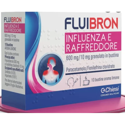 FLUIBRON INFLUENZA E RAFF*10BS