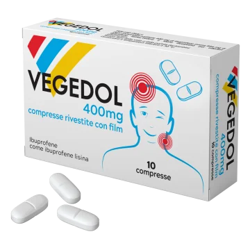 VEGEDOL 10CPR RIV 400MG