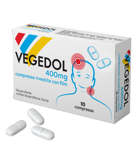 VEGEDOL 10CPR RIV 400MG