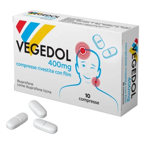 VEGEDOL 10CPR RIV 400MG