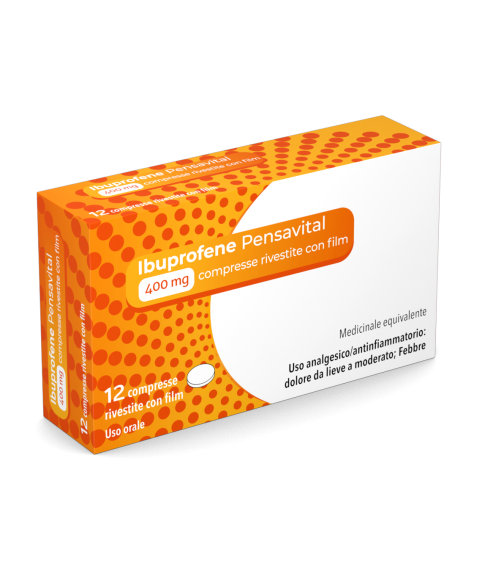 IBUPROFENE PENSA*12CPR 400MG