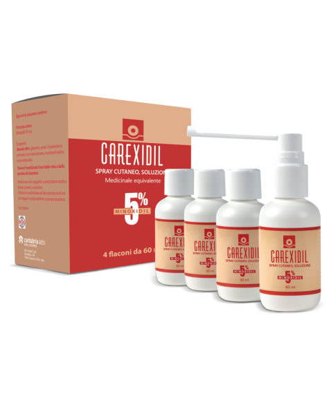 CAREXIDIL*5% Spy Cut.4x60ml