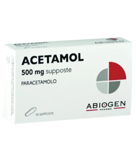 ACETAMOL*10 Supp.Bamb.500mg