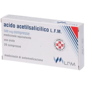 ACIDO ACETILSALIC LFM 20CPR500