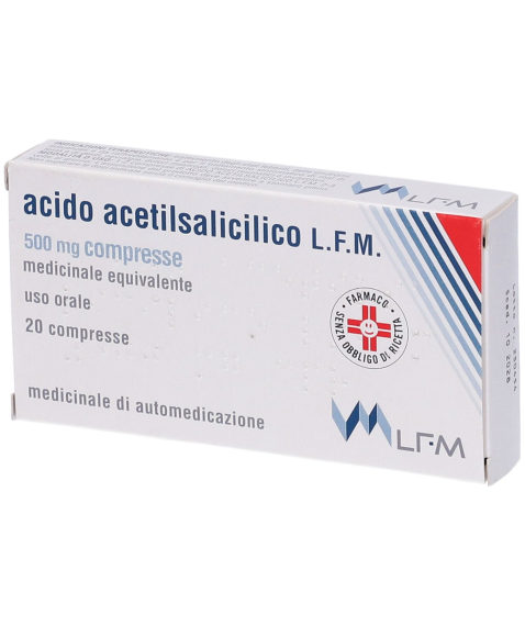 ACIDO ACETILSALIC LFM 20CPR500