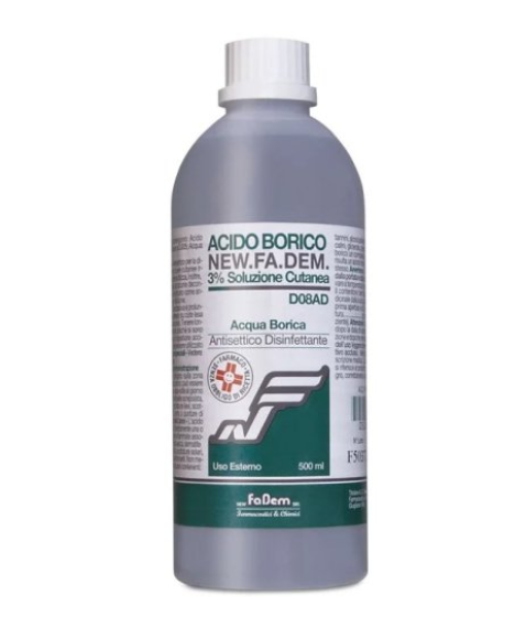 ACIDO BORICO NEW F*3% FL 500ML