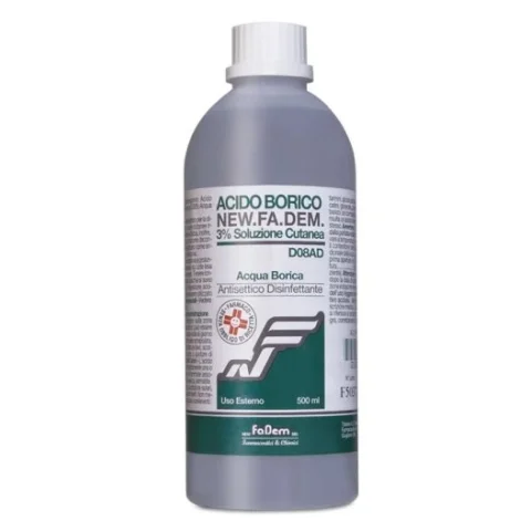 ACIDO BORICO NEW F*3% FL 500ML ACIDO BORICO NEW F*3% FL 500ML