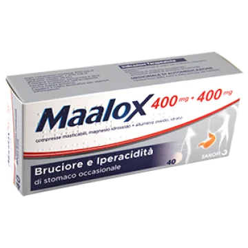 MAALOX*40CPR MAST 400MG+400MG