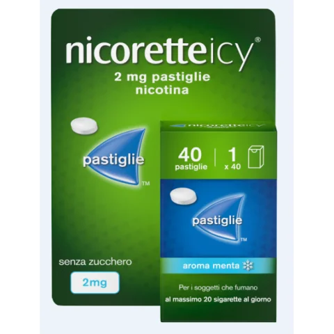 NICORETTEICY 40 Past.2mg