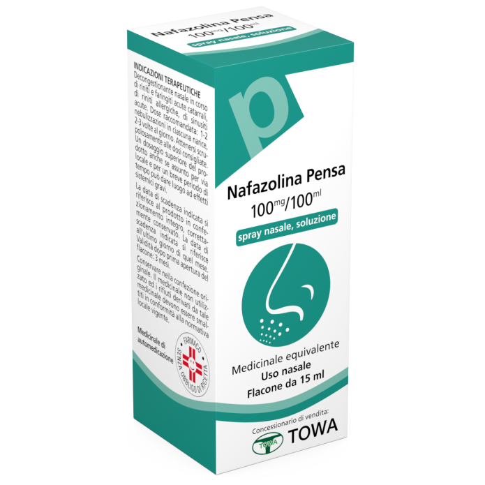 Nafazolina Pensa 100 mg/100 ml spray nasale