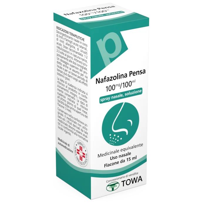 Nafazolina Pensa 100 mg/100 ml spray nasale
