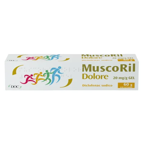 MUSCORIL DOLORE Gel  60g/20mg