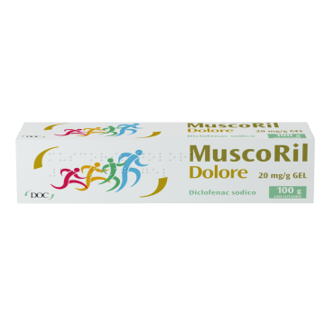 MUSCORIL DOLORE Gel 100g/20mg