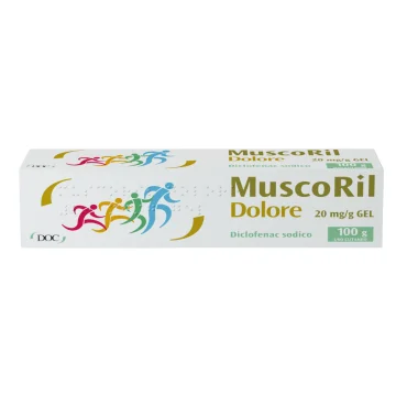 MUSCORIL DOLORE Gel 100g/20mg