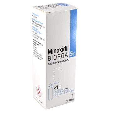 MINOXIDIL BIORGA*SOL CUT 1FL5%