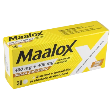 MAALOX*30CPR MAST 400MG+400MG