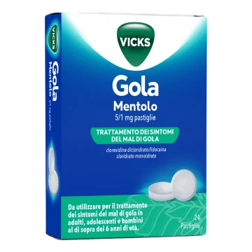 VICKS Gola 24 Past.Mentolo
