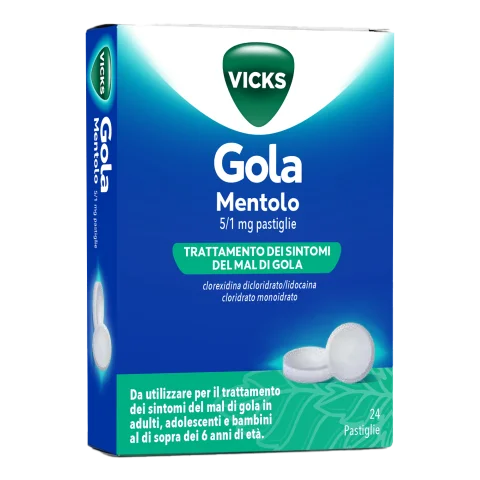 VICKS Gola 24 Past.Mentolo