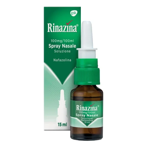 Rinazina Spray Nasale 15 ml 0,1% - Decongestionante nasale