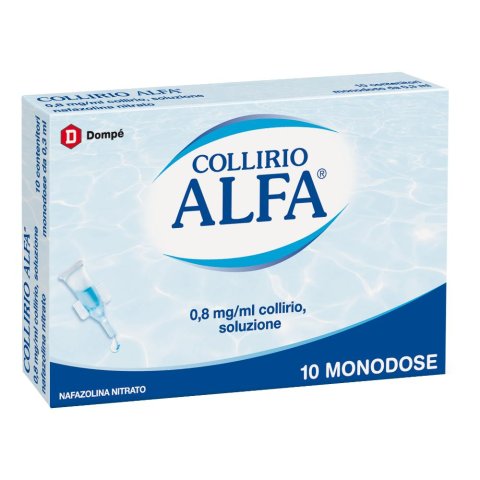 Collirio Alfa Decongestionante 0,8mg/ml 10x0,3ml Collirio Alfa Decongestionante 0,8mg/ml 10x0,3ml