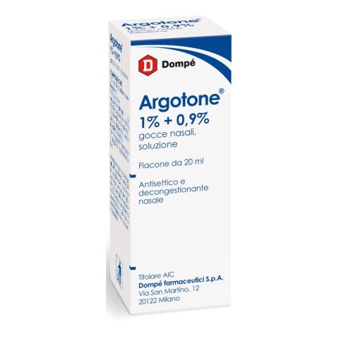 Argotone 1%+0,9% Gocce Nasali 20ml Argotone 1%+0,9% Gocce Nasali 20ml