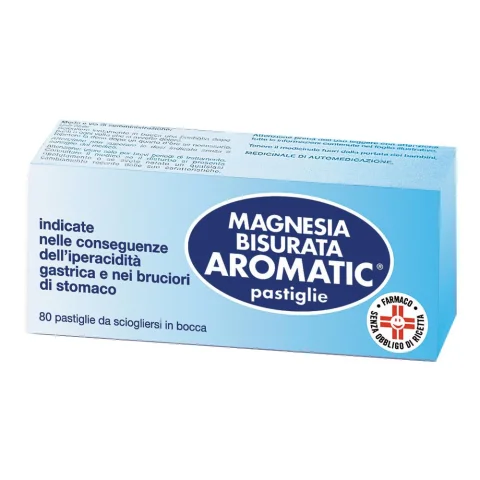 Magnesia Bisurata Arom*80cpr Magnesia Bisurata Arom*80cpr