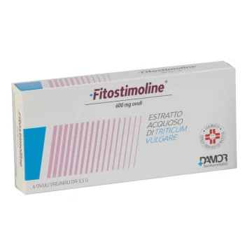 Fitostimoline 600 mg 6 Ovuli Vaginali da 3,5gr Estratto Acquoso di Triticum Vulgare