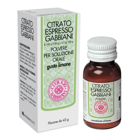 CITRATO ESPR.GABB.*FL 43G LIMO