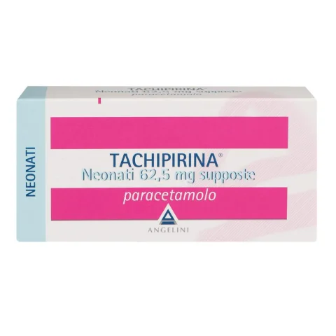 TACHIPIRINA Supp.Neonati62,5mg