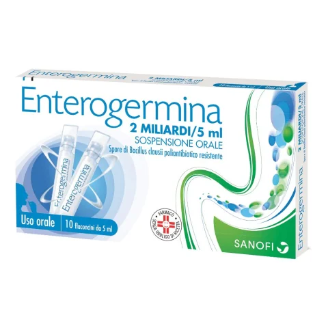 Enterogermina 2 miliardi - 10 Flaconi da 5ml Enterogermina 2 miliardi - 10 Flaconi da 5ml