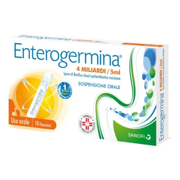 Enterogermina 4 Miliardi - 10 Flaconi da 5ml