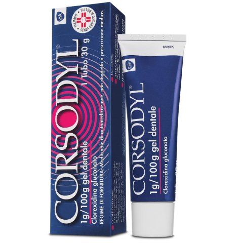 Corsodyl Gel Dentale Disinfettante 30 gr 1G/100G