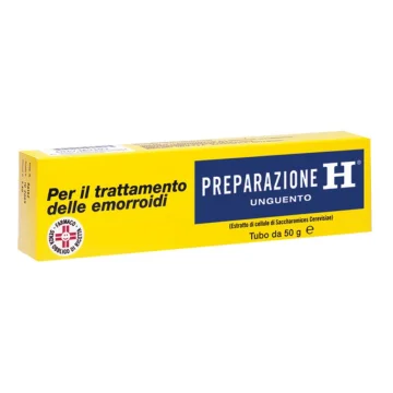 Preparazione H Unguento Sollievo per Emorroidi Esterne ed Interne e Ragadi Anali 1,08% 50 gr