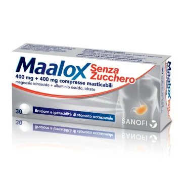 Maalox*s/z 30cpr Limo400+400mg