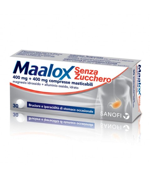 Maalox*s/z 30cpr Limo400+400mg