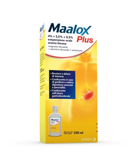 Maalox Plus Sospensione Orale Flacone da 250ml